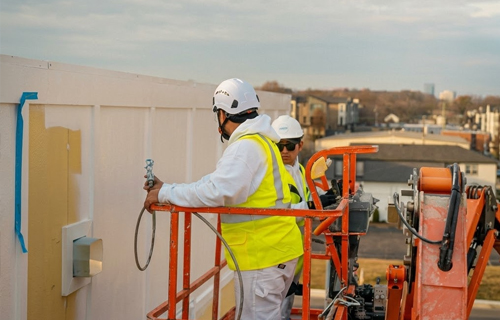 exterior construction